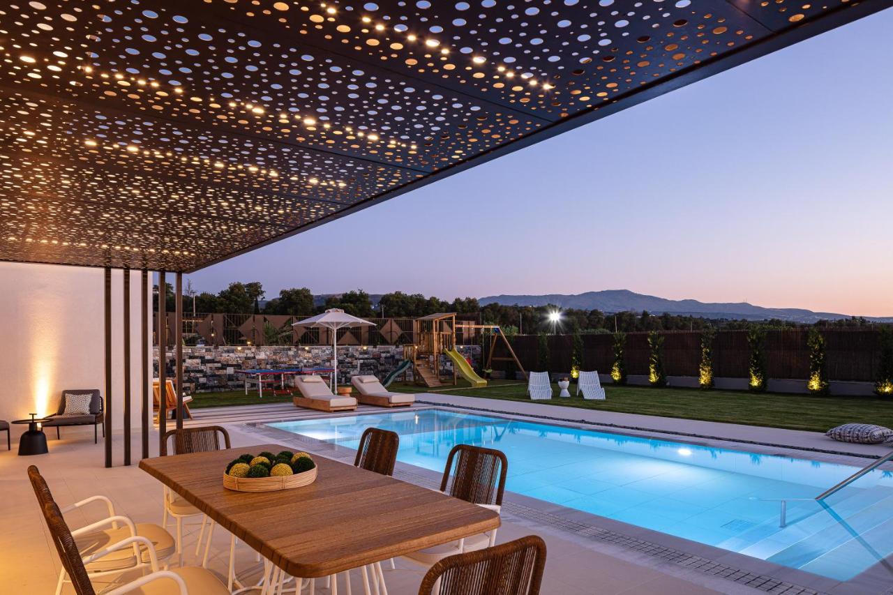 Terrazzo Luxury Villas Pigianos Kampos  Esterno foto